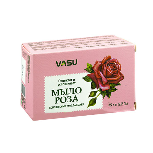 Мыло Роза (Rose soap) 75 г, Vasu Мыло Роза (Rose soap) 75 г, Vasu