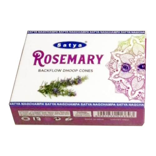 Благовония-конусы ROSEMARY Backflow Dhoop Cones 10 шт., SATYA Благовония-конусы ROSEMARY Backflow Dhoop Cones 10 шт., SATYA