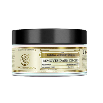 Крем для кожи вокруг глаз "Миндаль" (Herbal under Eye Cream) 50 г, Khadi Natural Крем для кожи вокруг глаз "Миндаль" (Herbal under Eye Cream) 50 г, Khadi Natural