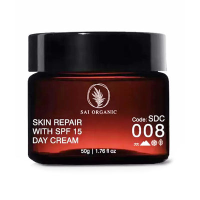 Крем для лица Дневной восстанавливающий SPF-15 008 50 г, Sai Organic Крем для лица Дневной восстанавливающий SPF-15 008 50 г, Sai Organic