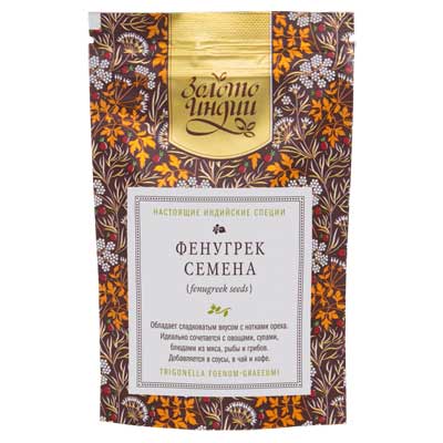 Пажитник / шамбала семена (fenugreek seeds) 30 г, Золото Индии Пажитник / шамбала семена (fenugreek seeds) 30 г, Золото Индии