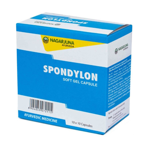 Спондилон (Spondylon) - от спондилита, шейного спондилеза 100 капс., Nagarjuna Спондилон (Spondylon) - от спондилита, шейного спондилеза 100 капс., Nagarjuna