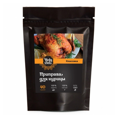 Смесь специй "Для курицы" 40 г, Holy Om Смесь специй "Для курицы" 40 г, Holy Om