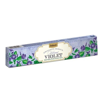 Благовония "Яркая фиалка" (VIBRANT VIOLET) 15 г, TULASI EXCLUSIVE MASALA Благовония "Яркая фиалка" (VIBRANT VIOLET) 15 г, TULASI EXCLUSIVE MASALA