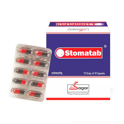 Стоматаб капсулы (STOMATAB Capsules) - для десен и полости рта / 120 кап., SAGAR Стоматаб капсулы (STOMATAB Capsules) - для десен и полости рта / 120 кап., SAGAR