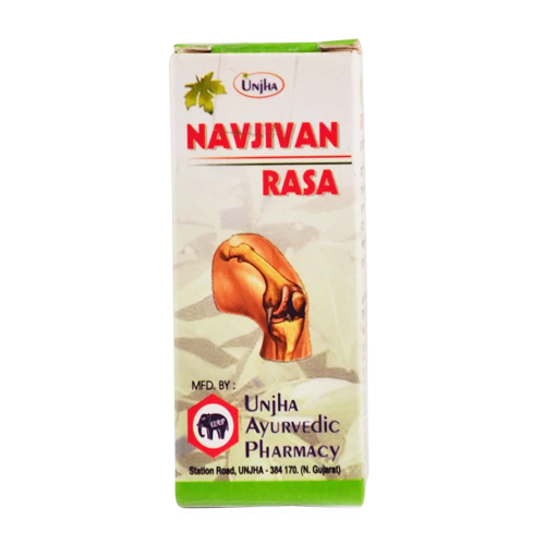 Навдживан Раса (Navjivan Rasa) - омоложение организма / 40 табл., Unjha Навдживан Раса (Navjivan Rasa) - омоложение организма / 40 табл., Unjha