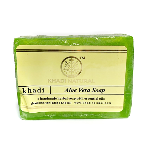 Мыло "Алоэ вера" 125 г, Khadi Natural Мыло "Алоэ вера" 125 г, Khadi Natural
