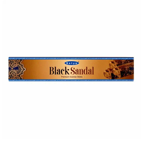 Благовония "Black Sandal" (Черный Сандал) Premium Incense Sticks 15 г, Satya Благовония "Black Sandal" (Черный Сандал) Premium Incense Sticks 15 г, Satya
