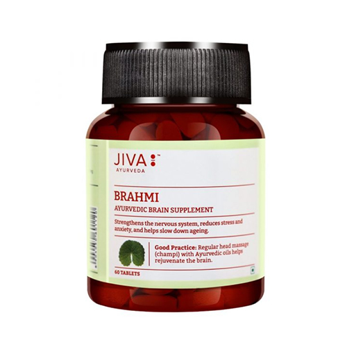 Брахми (Brahmi) - улучшение работы мозга / 60 табл., Jiva Ayurvedic Pharmacy Брахми (Brahmi) - улучшение работы мозга / 60 табл., Jiva Ayurvedic Pharmacy