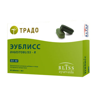 Эублисс 60 табл., Bliss Ayurveda Эублисс 60 табл., Bliss Ayurveda