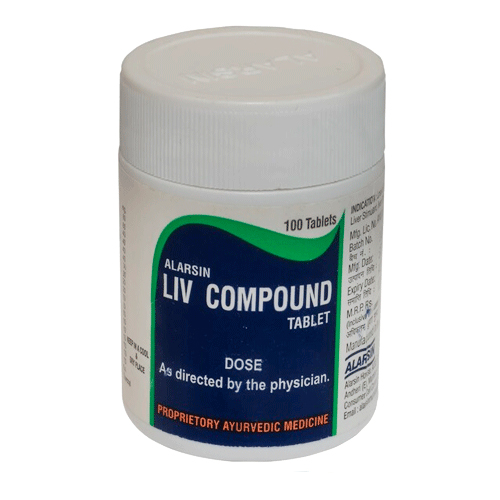 Лив Компаунд (Liv Compound) - восстановление и стимулирование функций печени 100 табл, Alarsin Лив Компаунд (Liv Compound) - восстановление и стимулирование функций печени 100 табл, Alarsin