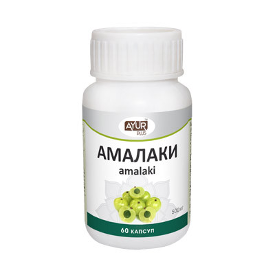 Амалаки (Amalaki) - общеукрепляющее / 60 капс., Ayur Plus Амалаки (Amalaki) - общеукрепляющее / 60 капс., Ayur Plus