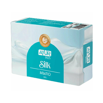 Мыло Шёлк Silk 100 г, Ayur Plus Мыло Шёлк Silk 100 г, Ayur Plus