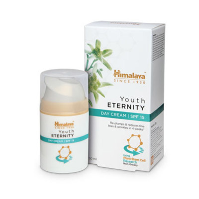 Крем для лица солнцезащитный SPF15 "Youth eternity" 50 мл, Himalaya Herbals Крем для лица солнцезащитный SPF15 "Youth eternity" 50 мл, Himalaya Herbals