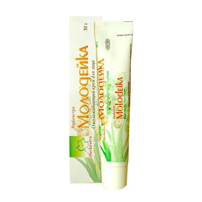 Крем для лица омолаживающий "Молодейка" 30 г, Herbextra Крем для лица омолаживающий "Молодейка" 30 г, Herbextra
