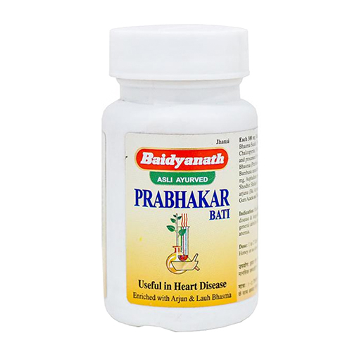 Прабхакар вати (Prabhakar Bati) - при заболеваниях сердца 80 табл, Baidyanath Прабхакар вати (Prabhakar Bati) - при заболеваниях сердца 80 табл, Baidyanath