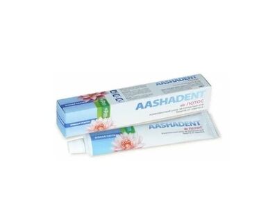 Зубная паста Aashadent (Лотос) 100гр., Aasha Herbals Зубная паста Aashadent (Лотос) 100гр., Aasha Herbals
