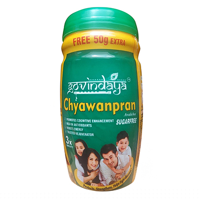 Чаванпран Авалеха без сахара (Chyawanpran Avaleha Sugarfree) 550 г, Govindaya Чаванпран Авалеха без сахара (Chyawanpran Avaleha Sugarfree) 550 г, Govindaya