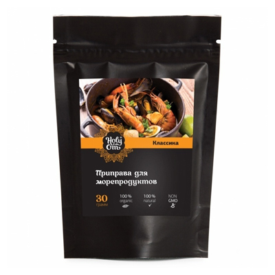 Смесь специй "Для морепродуктов" 30 г, Holy Om Смесь специй "Для морепродуктов" 30 г, Holy Om