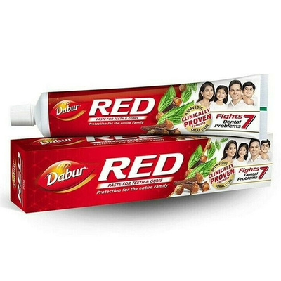 Зубная паста "Красная" (Toothpaste Red) 200 г, Dabur Зубная паста "Красная" (Toothpaste Red) 200 г, Dabur