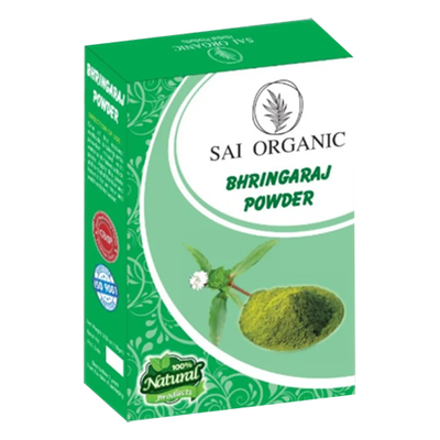Порошок для волос "Брингарадж" (Bringaraj Powder) 100 г, Sai Organic Порошок для волос "Брингарадж" (Bringaraj Powder) 100 г, Sai Organic