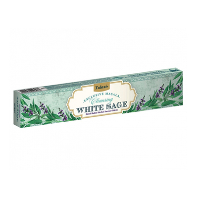 Благовония "GLEANSING WHITE SAGE" (Очищающий белый шалфей) 15 г, TULASI EXCLUSIVE MASALA Благовония "GLEANSING WHITE SAGE" (Очищающий белый шалфей) 15 г, TULASI EXCLUSIVE MASALA