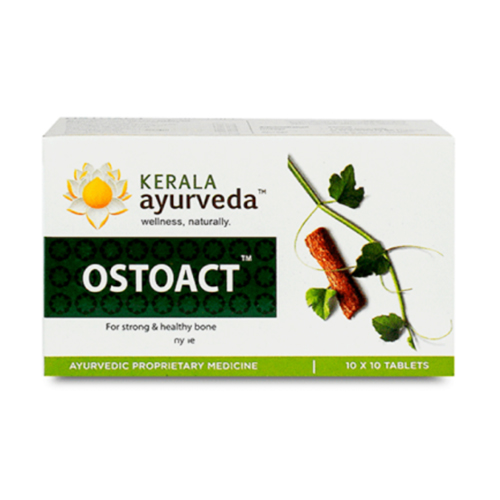 Остоакт (Ostoact) - здоровье и укрепление костей / 100 табл, Kerala Ayurveda Остоакт (Ostoact) - здоровье и укрепление костей / 100 табл, Kerala Ayurveda