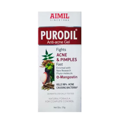 Пуродил (Purodil) - гель от прыщей и угрей / 25 гр. Aimil Пуродил (Purodil) - гель от прыщей и угрей / 25 гр. Aimil