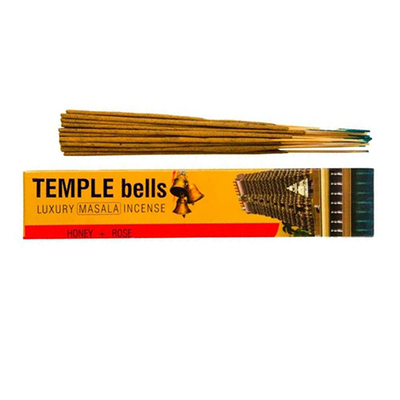 Благовония TEMPLE BELLS (мёд и роза) 15 г, Namaste India Благовония TEMPLE BELLS (мёд и роза) 15 г, Namaste India