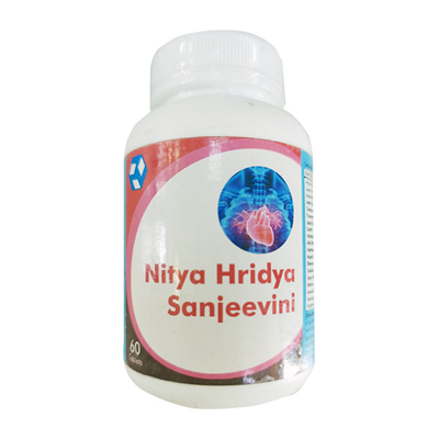 Хридйя Сандживини (Hridya Sanjeevini) - здоровье сердца, антистресс / 60 табл, Nitya Хридйя Сандживини (Hridya Sanjeevini) - здоровье сердца, антистресс / 60 табл, Nitya