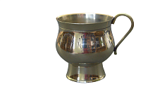 Рюмка латунная с гравировкой, разборная 5 х 5 х 11,5 см., ПОС070