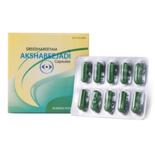 Акшабиджади (Akshabeejadi) - от мигрени, ЛОР-заболеваний / 100 капс, Sreedhareeyam