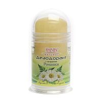 Дезодорант минеральный натуральный  c ромашкой 60 г, HABIBI Natural
