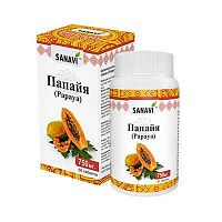 Папайя (экстракт плодов папайи) 60 табл., Sanavi