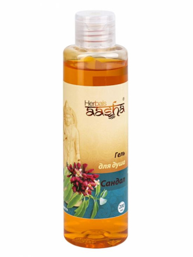 Гель для душа (Сандал) 200мл., Aasha Herbals Гель для душа (Сандал) 200мл., Aasha Herbals