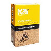 Мыло ручной работы Bathing bar "Королевская папайя" 125 г, KAI Essentials