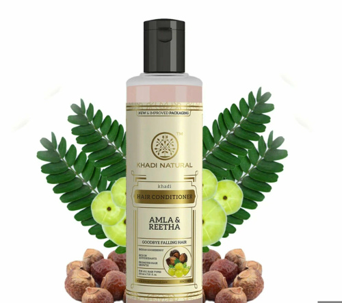 Кондиционер для волос "Амла и Ритха" (Amla Reetha hair conditioner) 210мл., Kadi Natural фото 2