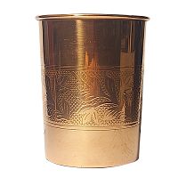 Стакан медный 7,5 х 9,5 см., 300 мл  МП001