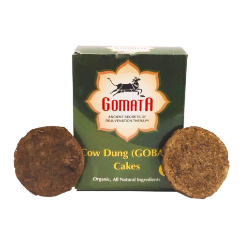 Коровий навоз сушеный прессованный (Cow dung) 1 шт., Gomata Коровий навоз сушеный прессованный (Cow dung) 1 шт., Gomata