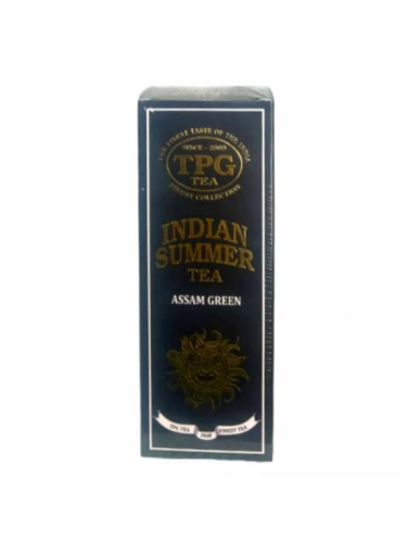 Чай Зелёный Ассам "Индийский летний Чай" (Assam Green "Indian Summer Tea) 100 гр. TPG Чай Зелёный Ассам "Индийский летний Чай" (Assam Green "Indian Summer Tea) 100 гр. TPG