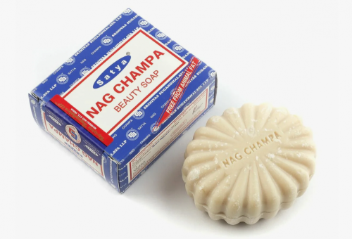 Мыло натуральноe ручной работы (Soap Nag Champa) 75г., Satya Мыло натуральноe ручной работы (Soap Nag Champa) 75г., Satya