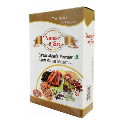 Смесь специй Гарам масала (Garam masala) 100 г, Nano Sri Смесь специй Гарам масала (Garam masala) 100 г, Nano Sri