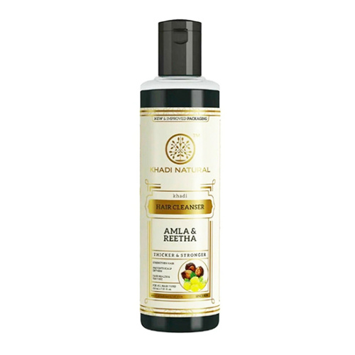 Шампунь для волос "Амла и Ритха" (Amla reetha hair cleanser) 210 мл, Khadi Natural Шампунь для волос "Амла и Ритха" (Amla reetha hair cleanser) 210 мл, Khadi Natural