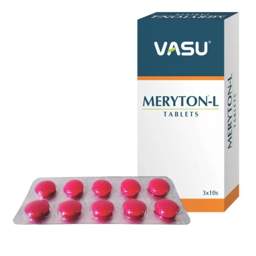 Меритон-L (Meriton-L) - устранение белей, лейкорея / 30 таб., VASU Меритон-L (Meriton-L) - устранение белей, лейкорея / 30 таб., VASU