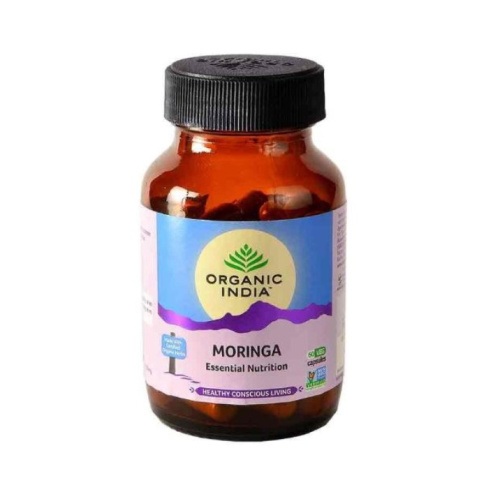 Моринга - комплекс витаминов и минералов 60 капс., Organic India Моринга - комплекс витаминов и минералов 60 капс., Organic India