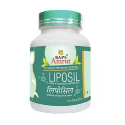 Липосил (Liposil) - снижение уровня холестерина, при ожирении / 120 табл., Baps Amrut Липосил (Liposil) - снижение уровня холестерина, при ожирении / 120 табл., Baps Amrut