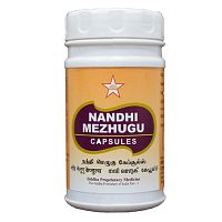 Нандхи Межугу (Nandhi Mezhugu) кожные заболевания 50 капс, SKM Siddha