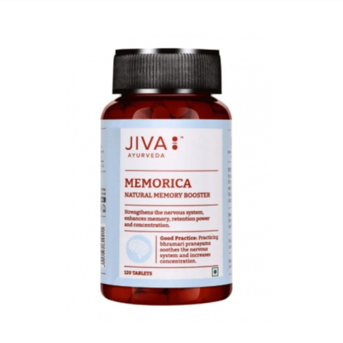 Меморика (Memorica) - улучшение памяти, внимания, концентрации / 120 табл., Jiva Ayurvedic Pharmacy Меморика (Memorica) - улучшение памяти, внимания, концентрации / 120 табл., Jiva Ayurvedic Pharmacy