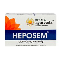 Гепосем (Heposem) - здоровье печени / 100 табл., Kerala Ayurveda