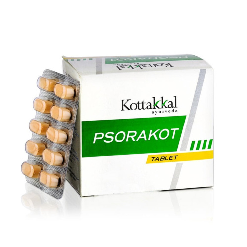 Псоракот (Psorakot) - от псориаза, дерматита / 100 табл., Kottakkal Псоракот (Psorakot) - от псориаза, дерматита / 100 табл., Kottakkal